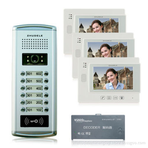 7-inch Indoor Monitor for 12-apartment